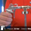 пистолет Раптор с регулируема дюза пистолет Раптор с регулируема дюза